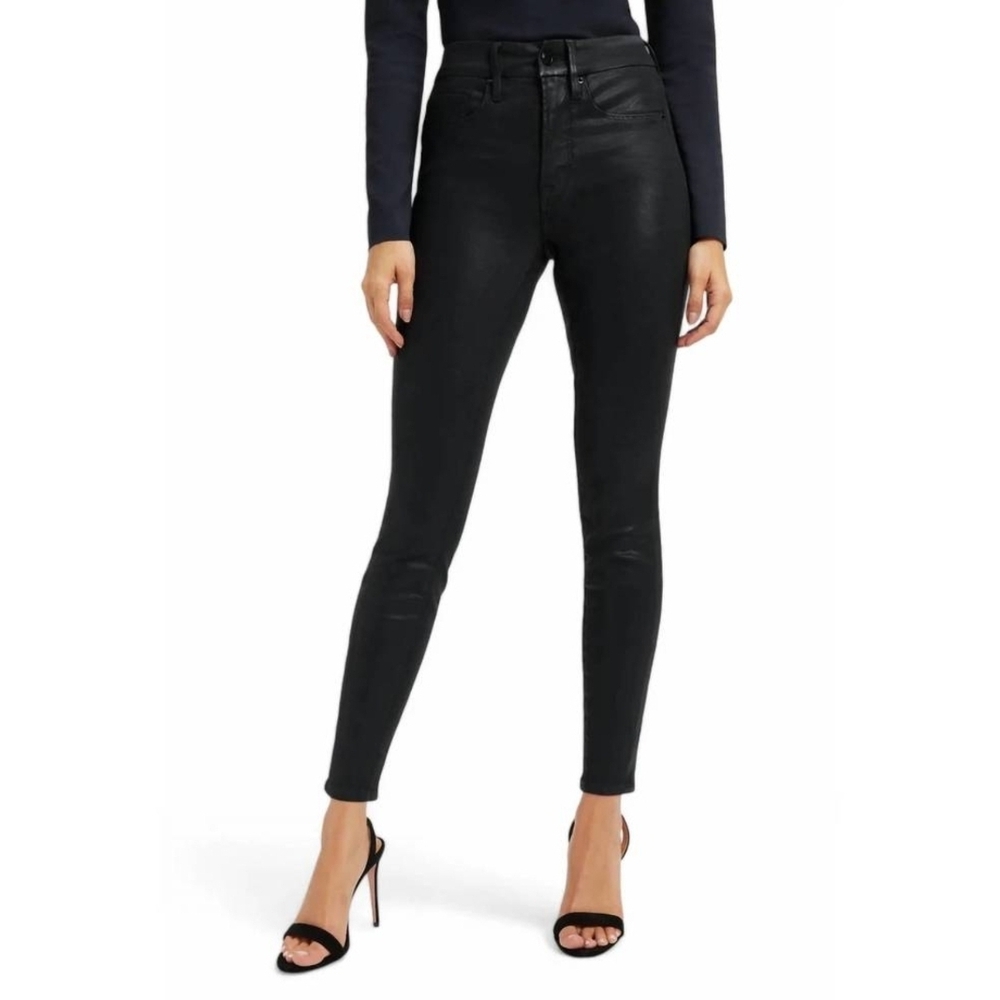 Good American Women's Black Skinny Jeans
